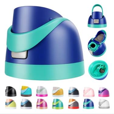 Imagem de TideBloom Tampa de substituição para Owala Freesip, tampa superior de garrafa de água de um botão compatível com Owala Cup 473 ml 680 g 947 g 1,134 g, acessório de substituição à prova de vazamento