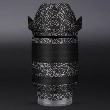 Imagem de Adesivo de lente de câmera antiarranhões para Sony FE 24-240 mm F3.5-6.3 Capa protetora de película protetora 24-240 F 3,5-6,3 (contorno preto branco)