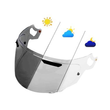 Imagem de Visor fotocromático para HJC HJ26 VAS-V, AGV K1 K6 PISTA GPRR, SHOEI CWR-F GTAIR CNS1 CWRF2 CWR1, X803, FF801, R50S (VAS-V fotocromático)