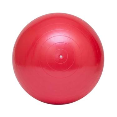 Imagem de Bola de ginástica vermelha com 75cm para yoga e pilates