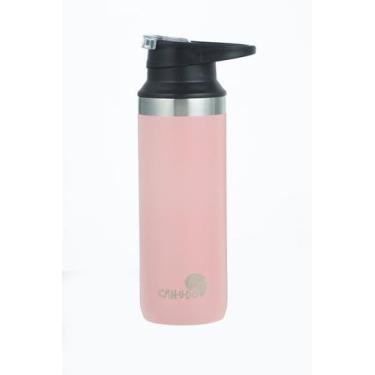 Imagem de Garrafa de Aço Inoxidável / Inox 500ml Office - Can.U.Do, Pink note
