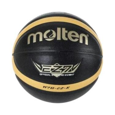 Imagem de Bola De Basquete PU Dourada Preta Derretida Tamanho 5 6 7 Para Homens 