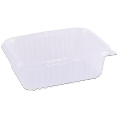 Imagem de Pote Descartavel 350ML.RETANGULAR C/TAMPA - Prafesta