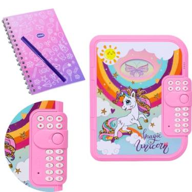 Imagem de Caderno Diário com Cadeado Segredo Senha Fechadura - Castela