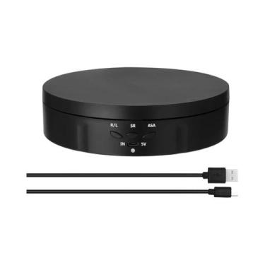 Imagem de Suporte De Exibição Rotativo 360 Graus Com 3 Velocidades, Plataforma G