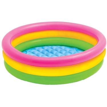 Imagem de Piscina Inflável Infantil Por do Sol de 56 Litros Redonda 86x25cm - 58924 - INTEX