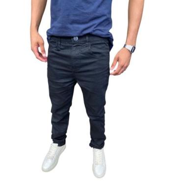 Imagem de Calça Jeans Masculina Design Clássico Country Confortável Plus Size - 