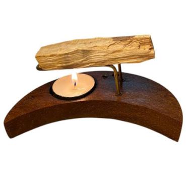 Imagem de Incensário Defumador De Palo Santo - Loja Fique Bem, Lua G +Brinde