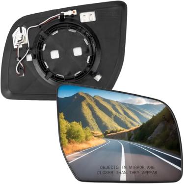 Imagem de LOIYLLEN Substituição do espelho lateral do passageiro para Ford Ranger 2012 2013 2014 2015 2016 2017 2018, Everest 2016-2020 - Vidro do espelho do lado direito, vidro dos espelhos retrovisores com