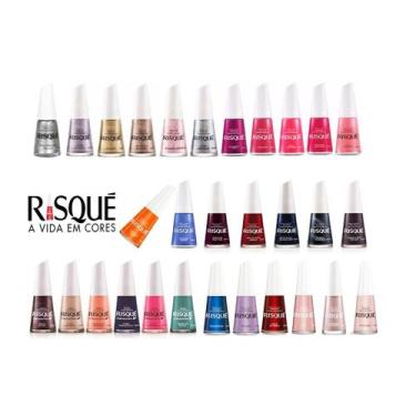 Imagem de Kit Esmalte Risque 20 Cores A Escolher