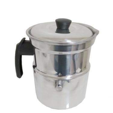 Imagem de Leiteira Com Apito De Alumínio Grosso Polido 1.6l Docesar