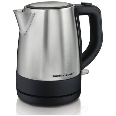 Imagem de Chaleira Elétrica 1 L, Aço Inoxidável, 110v, HAMILTON BEACH 40998, Prateado