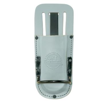 Imagem de Graintex Coldre de couro para tesoura de poda e martelo para cinto de ferramentas, bolsa de ferramentas de couro para tesouras de jardim, suporte de tesoura de poda para fácil acesso, ideal para