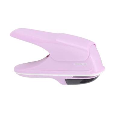 Imagem de Cryfokt Grampeador de Papel Sem Grampos ABS, Ferramenta de Encadernação Manual Sem Grampos para Escritório, Escola, Casa, Grampeador Seguro e Ecologicamente Correto (Roxo)