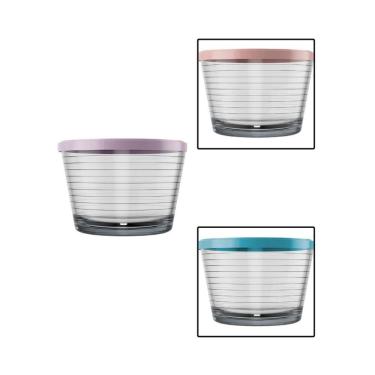 Imagem de Tigela De Vidro Ginga 145Ml Com Tampa Cor