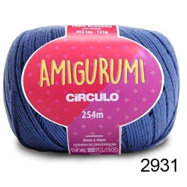 Imagem de LINHA AMIGURUMI 125 G COR 2931 NÁUTICO AZUL - Círculo