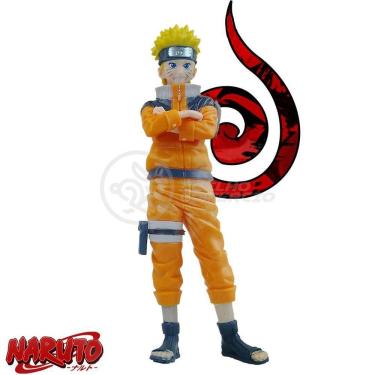 Imagem de Boneco Action Figure Anime Naruto Uzumaki Criança 18Cm