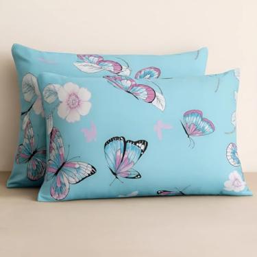 Imagem de Kit 2 Fronhas Avulsas Estampadas Para Travesseiro Malha 100% Algodão Toque Macio Com Zíper Hotel Pousada (Modelo 15, 70x45 cm)