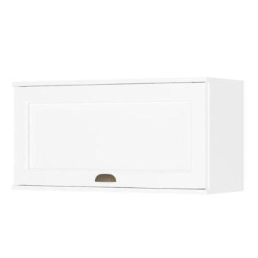 Imagem de Armário Aéreo 80 Cm 1 Porta Basculante Classy Branco - Thb - THB MÓVEI