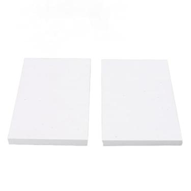 Imagem de 100 unidades de cartões postais em branco, portáteis, pequenos cartões de arte pintados à mão, conjunto de pacotes de cartões postais em branco para arte, correio e projetos de