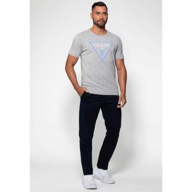 Imagem de Calça Chino Slim Guess Azul Escuro-Masculino