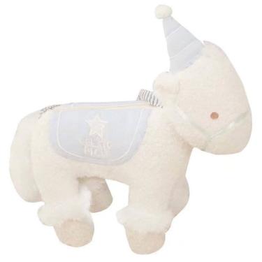 Imagem de Boneca de brinquedo de pelúcia Cream Horse de 10 cm para presente infantil