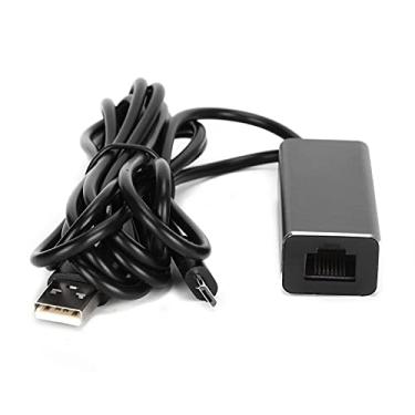 Imagem de SUNGOOYUE Adaptador Micro USB para RJ45 Ethernet, Placa de Rede 10/100 Mbps, Construção Em Liga de Alumínio, Cabo de 3,3 Pés, para Dispositivos de Streaming de TV Stick