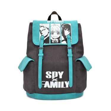 Imagem de Mochila escolar Spys Family Anime para crianças 31x15x40cm