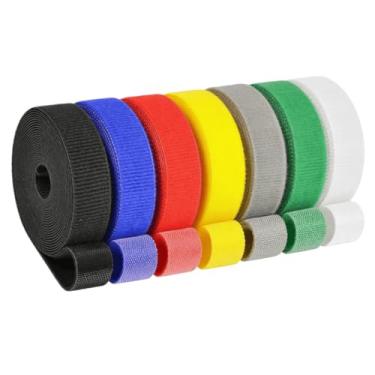 Imagem de IFNOW Fita de gancho verde e laço abraçadeiras reutilizáveis fixação jardim alça de amarrar planta suporta suave em plantas laços de plantas fita de jardim para plano (total 114,8 pés, largura, 0,39)