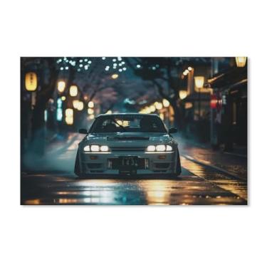 Imagem de HouLaiZhe Modificação Cultura Jdm S15 Cartazes de Carro Esportivo Tela Estética Decoração de Quarto Pintura de Parede Impressões Sala de Galeria Decoração de Parede para Quarto Sala de Estar