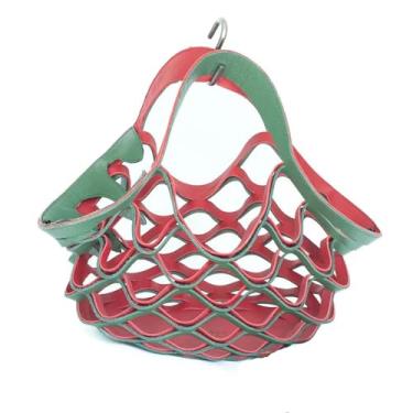 Imagem de The Zest Bag - Bolsa de couro dobrável feita à mão, sacola feminina de luxo, bolsa de mão vazada, E