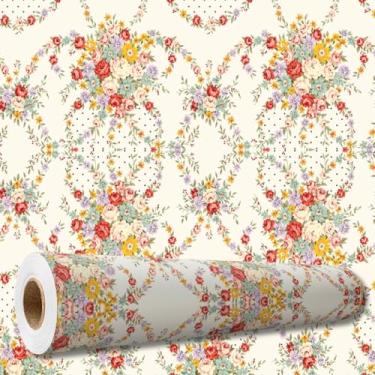 Imagem de Rolo Papel de Parede Auto Adesivo Lavável Full-HD Interno ou Externo Flores e Floral(1,0 x 0,47 metros,08)