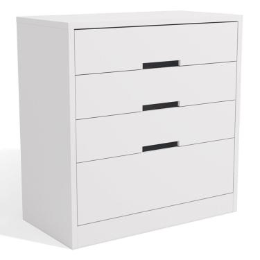 Imagem de Comoda 4 Gavetas 91 Cm S824 Kappesberg Branco