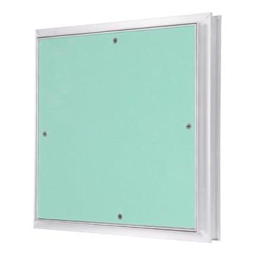 Imagem de PATIKIL Painel de acesso para drywall 30,5 x 30,5 cm, moldura de alumínio, portas de acesso de encanamento para teto de parede, verde