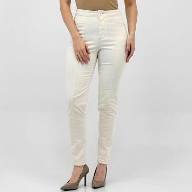 Imagem de Calça Specific Jeans Skinny em Tecido Feminina-Feminino