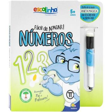 Imagem de Livro - Fácil de Apagar: Números (Escolinha Todolivro)