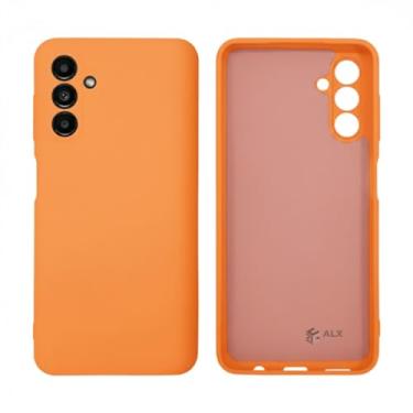 Imagem de Capa Silicone Aveludada Anti Impacto para Samsung Galaxy M54 com Proteção de Câmera (LARANJA)