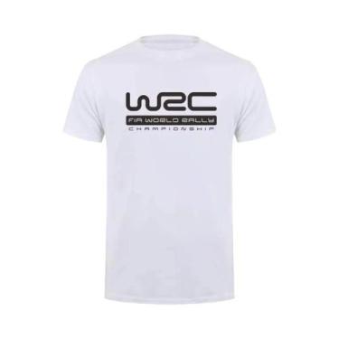 Imagem de Campeonato Mundial de Rally WRC Camisetas Moda Masculina Verão Manga C