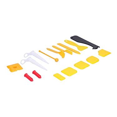 Imagem de Conjunto de ferramentas de calafetagem, kit de raspador de rejunte de silicone com vários tamanhos para vedação, reparo, limpeza