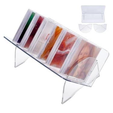 Imagem de HOBBIESAY 1 conjunto de suporte de DVD, prateleira de armazenamento de CD, estante de livros de acrílico transparente 31 x 18 x 13,8 cm (12,2 x 7,09 x 5,43 polegadas) para livros, CDs, DVDs