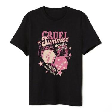 Imagem de Camiseta Taylor Swift Cruel Summer Unissex Premium 100% Algodão - Feni