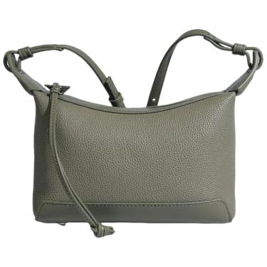 Imagem de NLAIOUSL Bolsa feminina de cor sólida, bolsa tiracolo de couro PU, bolsa tiracolo moderna, bolsa mensageiro para uso diário