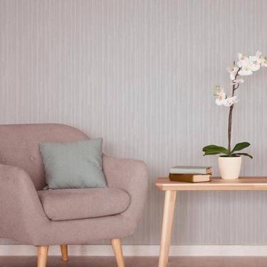 Imagem de Papel De Parede Listrado Santorini Bege - 10m X 0.53m