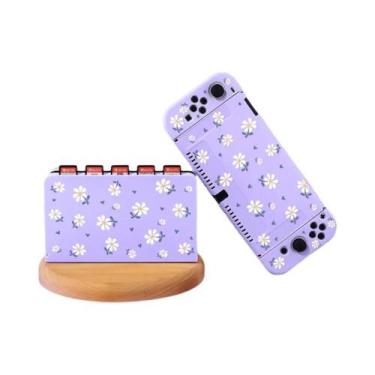 Imagem de Conjunto De Capas Protetoras Com Estampa De Camomila Para Switch OLED 