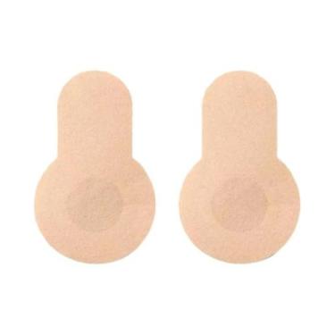 Imagem de Protetores De Mamilo Invisíveis Autoadesivos, Finos E Descartáveis, Ad