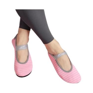 Imagem de Tênis Feminino Antiderrapante De Sola Macia Para Yoga, Pilates, Treino