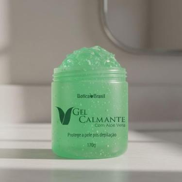 Imagem de Gel Calmante Pós Depilação/Depilador Com Aloe Vera - Botica Brasil Luc