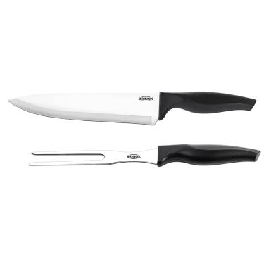 Imagem de Conjunto Facas 2 Peças Cross Preto  Brinox