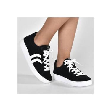 Imagem de Tênis Fem. Casual Via Marte - 064-001-01, Preto, 38