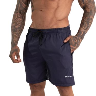 Imagem de Bermuda Tactel Masculina Academia Leve Bolso Zíper Cordão-Masculino